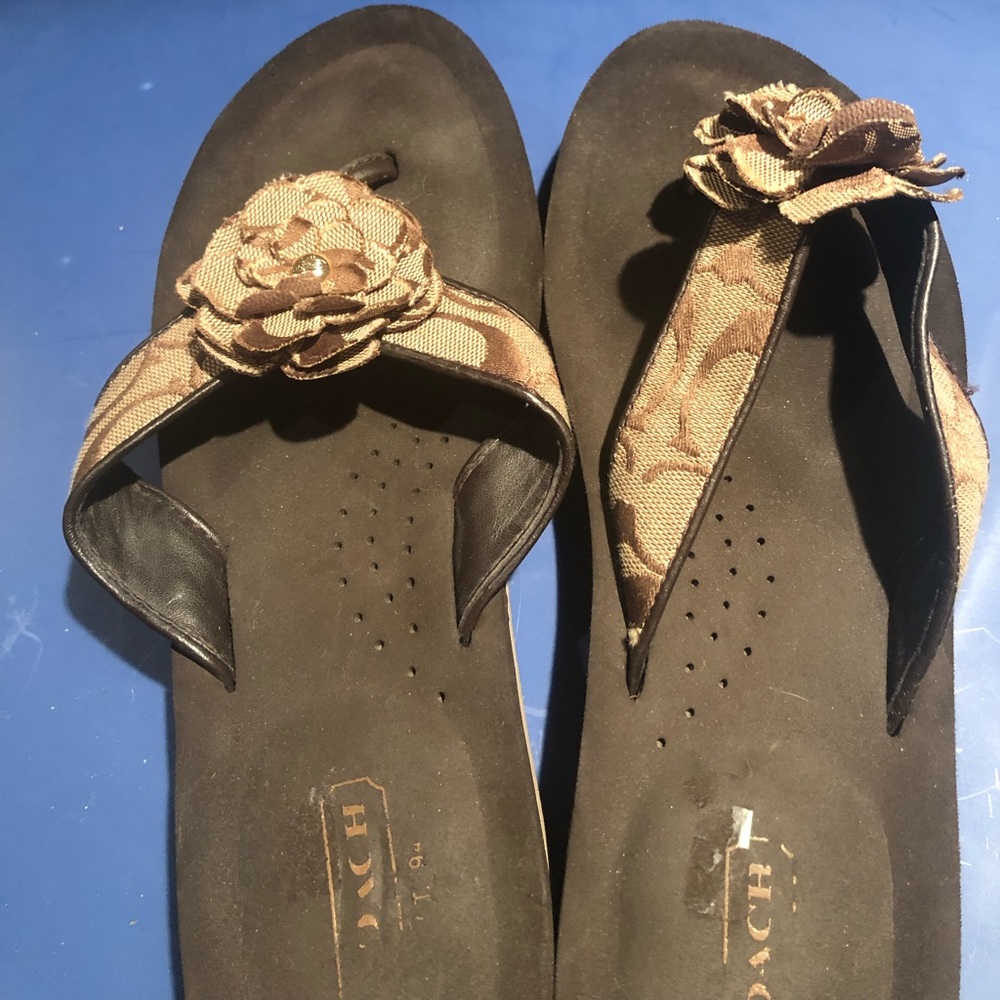 Coach Flip Flops